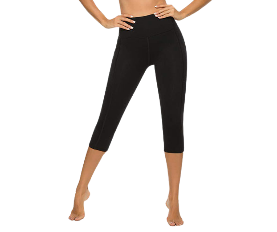 Mamalicious Activewear high waist 3/4 length leggings in cream | ASOS